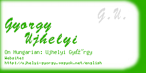 gyorgy ujhelyi business card